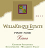 WillaKenzie Estate Kiana Pinot Noir 2011 Front Label