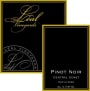 Leal Vineyards Pinot Noir 2013 Front Label