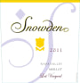 Snowden Lost Vineyard Merlot 2011 Front Label