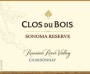 Clos du Bois Russian River Valley Reserve Chardonnay 2011 Front Label