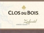 Clos du Bois Zinfandel 2011 Front Label
