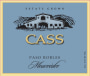 Cass Winery Mourvedre 2011 Front Label