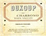 Duxoup Charbono 2011 Front Label