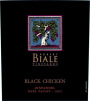 Robert Biale Vineyards Black Chicken Zinfandel 2011 Front Label