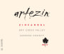 Artezin Zinfandel 2011 Front Label