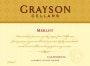 Grayson Cellars Merlot 2011 Front Label