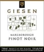 Giesen Pinot Noir 2000 Front Label