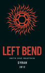 Left Bend Winery Syrah 2012 Front Label