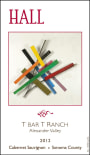 Hall T Bar T Ranch Cabernet Sauvignon 2012 Front Label