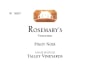 Talley Rosemary's Vineyard Pinot Noir 2012 Front Label