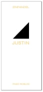 Justin Paso Robles Zinfandel 2012 Front Label