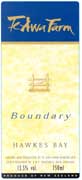 Te Awa Farm-Boundry 1998 Front Label