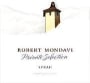 Robert Mondavi Private Selection Syrah 2000 Front Label