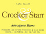 Crocker & Starr Sauvignon Blanc 2012 Front Label