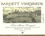 Barnett Vineyards Tina Marie Pinot Noir 2012 Front Label