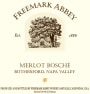 Freemark Abbey Bosche Merlot 2012 Front Label