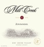 Mill Creek Dry Creek Zinfandel 2012 Front Label