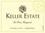Keller Estate La Cruz Vineyard Chardonnay 2012 Front Label