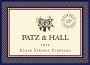 Patz & Hall Alder Springs Vineyard Chardonnay 2012 Front Label