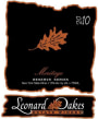 Leonard Oakes Estate Winery Meritage 2010 Front Label