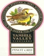 Yamhill Pinot Gris 2012 Front Label