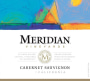 Meridian Cabernet Sauvignon 2012 Front Label