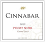 Cinnabar Central Coast Pinot Noir 2012 Front Label