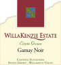 WillaKenzie Estate Gamay Noir 2012 Front Label