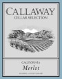 Callaway Cellar Selection Merlot 2012 Front Label