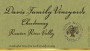 Davis Family Vineyards Chardonnay 2012 Front Label