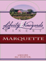 Liberty Vineyards & Winery Marquette 2015 Front Label