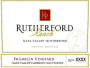 Rutherford Ranch Franklin Vineyard Cabernet Sauvignon 2012 Front Label