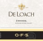 DeLoach O.F.S. Zinfandel 2012 Front Label
