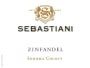 Sebastiani Sonoma County Zinfandel 2012 Front Label