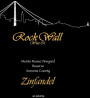 Rock Wall Monte Rosso Reserve Zinfandel 2012 Front Label