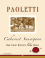 Paoletti Cabernet Sauvignon 2012 Front Label