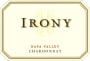 Irony Napa Valley Chardonnay 2012 Front Label