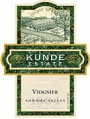 Kunde Viognier 1997 Front Label