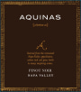 Aquinas Pinot Noir 2012 Front Label