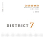 District 7 Chardonnay 2012 Front Label