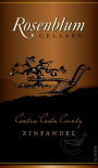 Rosenblum Cellars Contra Costa County Zinfandel 2013 Front Label