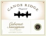 Canoe Ridge Cabernet Sauvignon 2013 Front Label