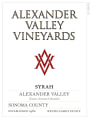 Alexander Valley Vineyards Syrah 2013 Front Label
