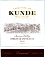 Kunde Drummond Cabernet Sauvignon 2013 Front Label