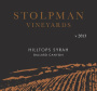 Stolpman Vineyards Hilltops Syrah 2013 Front Label