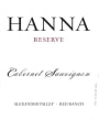 Hanna Alexander Valley Reserve Cabernet Sauvignon 2013 Front Label