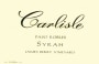 Carlisle Paso Robles Berry Vineyard Syrah 2008 Front Label
