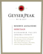 Geyser Peak Reserve Alexandre Meritage 2013 Front Label