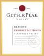 Geyser Peak Alexander Valley Reserve Cabernet Sauvignon 2013 Front Label