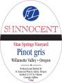 St. Innocent Vitae Springs Vineyard Pinot Gris 2013 Front Label